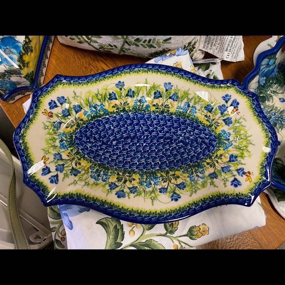 Polish Pottery Platter